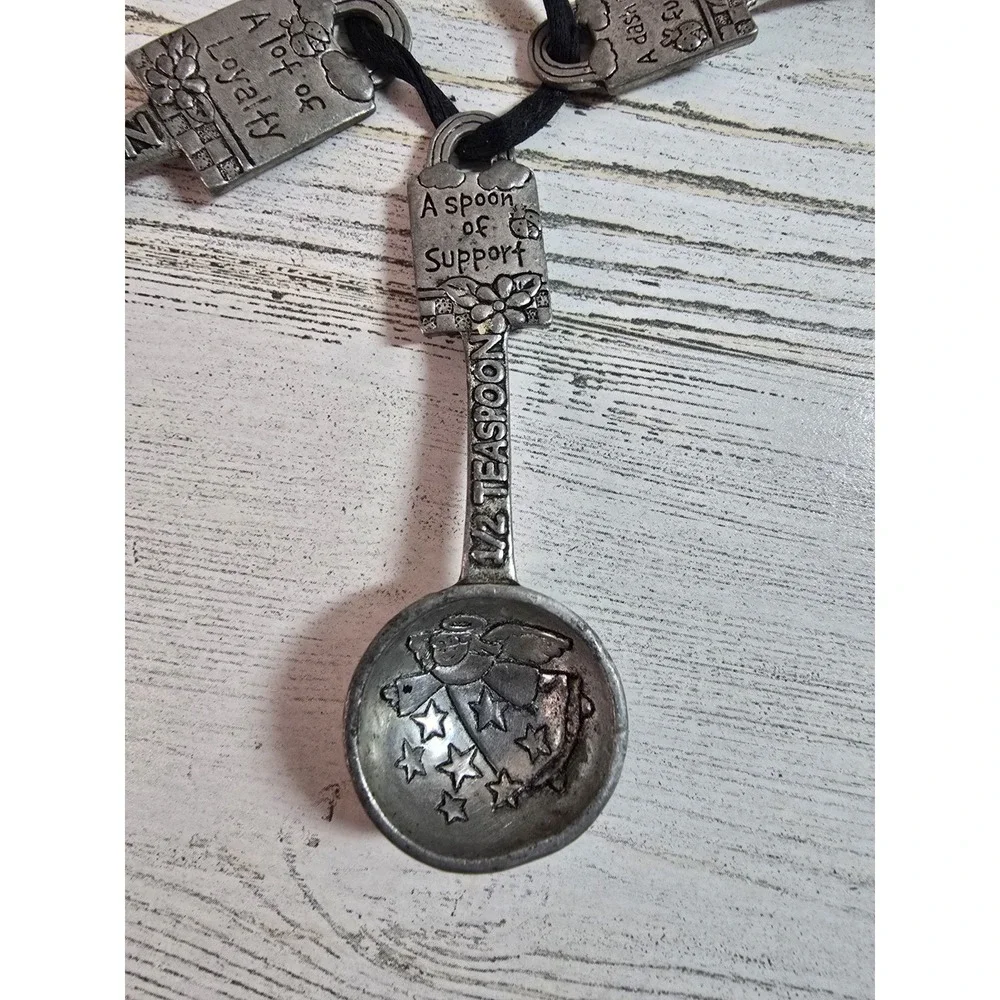 Angel Star Metal Measuring Spoons Set 4 Whimsical‎ Inspirational Kitchen Decor